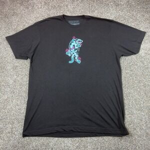 Rokfit Athletic Streetwear Mens XL Black Wild & Free Graphic T-Shirt Skull XL